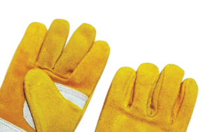 ถุงมือเชื่อมหนังแท้ Holy Signs International HSI-1451 แบบหนา ทนความร้อน บุผ้าฝ้ายเสริมความแข็งแรงบริเวณฝ่ามือ นิ้วโป้งเต็มรูปแบบ ยาวพิเศษ - Product Image 5