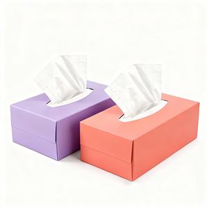 Caja de Pañuelos Faciales en Cantidad a Granel, Papel Suave, Material Sostenible, Empaque Limpio para Compradores Globales - Product Image 2