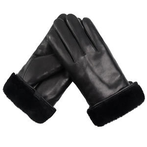 Gants d'hiver pour homme 2025 – Gants de conduite thermiques en cuir pour l'extérieur, style uni, fabriqués au Pakistan, idéaux pour les voyages - Product Image 4