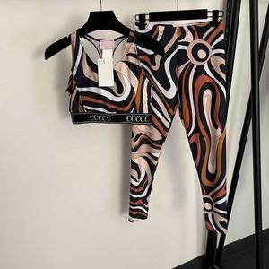 Conjunto de Dos Piezas para Mujer, Top Corto de Manga Corta, Pantalones Anchos de Cintura Alta, Spandex/Poliéster, para Invierno - Product Image 2