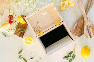 Caja de Recetas de Madera con Tarjetas de Recetas Opcionales y Separadores, Caja para Tarjetas de Recetas para Organizador de Cocina y Regalos de Despedida de Soltera - Product Image 5