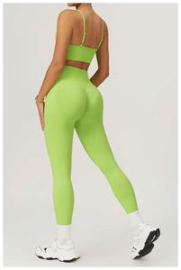 Ensemble de vêtements de sport pour femmes, legging taille haute et soutien-gorge de sport assorti, vêtements de sport actifs - Product Image 3