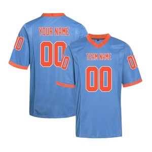 Fabricant de maillots de football américain pour adultes en gros – Polyester respirant, logo personnalisé imprimé sur toute la surface, pour clubs et équipes, fabrication OEM - Product Image 1