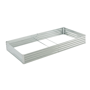 Metal Raised Garden Bed Outdoor Rectangular <b>Planter</b> Box Galvanized Wholesale Garden Beds For Outdoor Flower Green Plant GB009 - Product Image 1