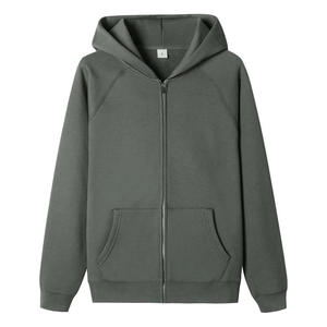 Y2K hommes sweat à capuche zippé hiver épais polaire sweat en noir marron pour crème vert armée avec veste de manteau chaud de Style rétro - Product Image 5