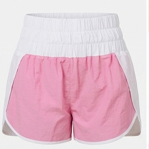 Shorts coupe-vent pour femmes/Shorts coupe-vent 100% nylon et polyester pour femmes/Shorts légers de haute qualité à taille haute et coupe basse - Product Image 2