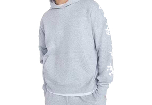 Sweat à capuche unisexe pour homme, automne, 260 GSM, doublure 100% polyester, impression personnalisable, uni, avec poche, vêtements décontractés - Product Image 2