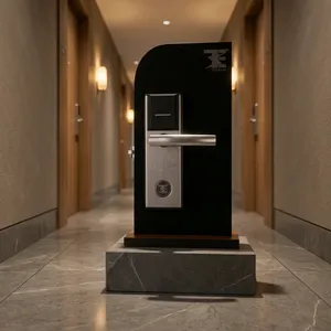Cerradura RFID TES 301 SB Plateada, Cerradura Inteligente para Puerta de Hotel, Sistema de Control de Acceso con Tarjeta Electrónica para Hoteles, Resorts y Habitaciones - Product Image 3