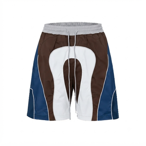 High Quality Best Style Quick Dry Men's Shorts Regular Fit Hot Sale Latest Design <b>Plain</b> Dyed Technics Digital Printing Shorts - Product Image 4