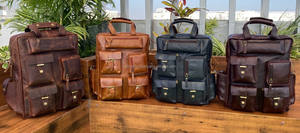 Nouveau sac à dos de voyage personnalisé de grande capacité en cuir pleine fleur sacs personnalisés en cuir de vachette véritable sac à dos pour ordinateur portable - Product Image 4