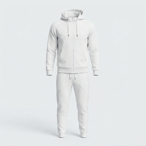 Fully Customizable 2026 MultiColor Tracksuit Full <b>Zip</b> <b>Hooded</b> Casual Wear Side Pockets Autumn Polyester Cotton Blend Regular Fit - Product Image 2
