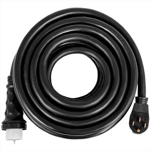 Cavo di prolunga per generatore da 30 piedi, 50 Amp, STW 6/3 + 8/1, 125V 250V, con connettore Twist Lock C N14 50P SS2 50R, corrente nominale 20A/50A - Product Image 6