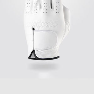 Guantes de Golf de Uso Diario de Alta Calidad con Logotipo Personalizado al por Mayor, Cómodos, Transpirables, Antideslizantes, de Cuero Blanco para Hombres y Mujeres - Product Image 4