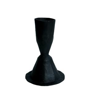 Bougeoirs en fer antique en gros, finition noire élégante, candélabres en métal pour la décoration d'hôtels, de restaurants et d'événements - Product Image 1