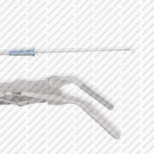 Pinzas DeBakey con Puntas Anguladas, Pinzas Quirúrgicas Atraumáticas para Tejidos, Eje Largo, Longitud de Trabajo, Acero Inoxidable, Pinzas Vasculares OEM - Product Image 5