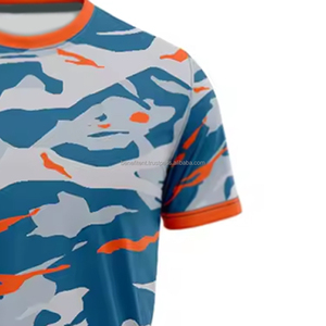 Camisetas de Fútbol de la Mejor Calidad, Cuello Redondo, Manga Corta, Transpirables, Ligeras, Impermeables, de Secado Rápido, Personalizables para Adultos - Product Image 3