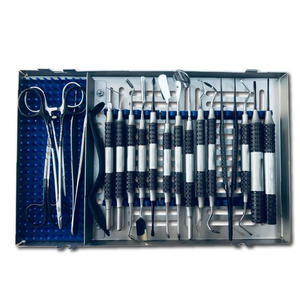 Kit d'outils de nettoyage manuel d'implants dentaires 5 pièces, instruments de chirurgie buccale personnalisés, certifié CE Classe I - Product Image 1