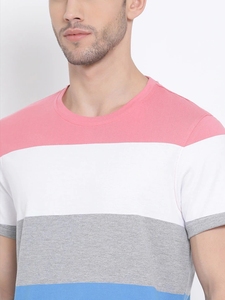 Chemise décontractée pour homme à double boutonnage, 100% coton, écologique, à manches courtes, col rond, en tissu tricoté, pour l'été - Product Image 6