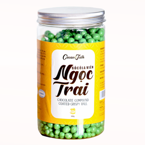 Venta Directa de Fabricante Vietnamita, Bolas Crujientes de Chocolate Sólido HALAL con Té Verde y Cacao para Decoración de Pasteles, OEM/ODM Personalizado - Product Image 1