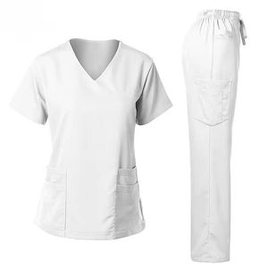 2026 Hot Sale Comfortable Polyester Spandex High Quality Customizable Hospital <b>Scrub</b> <b>Sets</b> for Men Women Nursing Use OEM Service - Product Image 5