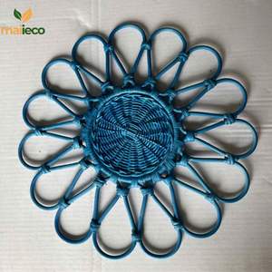 Vente en gros de sets de table ronds faits à la main en bambou de style classique écologique table à manger facile du Vietnam - Product Image 6