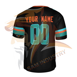 Maillot de football américain sublimé personnalisé de haute qualité, dernier design, tenue d'entraînement, maillot de football américain - Product Image 5