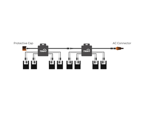 Micro-onduleur TSUN GEN3 4-en-1 (1600W-2250W) Entrée 60V Efficacité 97% Chaîne en série/Câble tronc/Balcon - Product Image 2