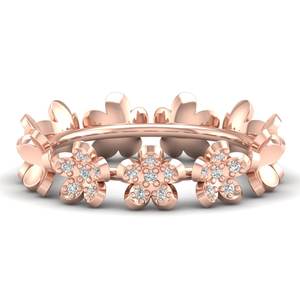 Anillo de compromiso REYES de oro macizo de 14K con moissanita VVS para mujer, joyería fina clásica con certificado GRA, precio al por mayor - Product Image 5