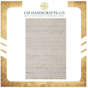 Latest Stylished Scandinavian Geometric Flat Weave Cotton Area <b>Rug</b> Rectangle Living Room Decor Washable Jute Backing For Sale - Product Image 2