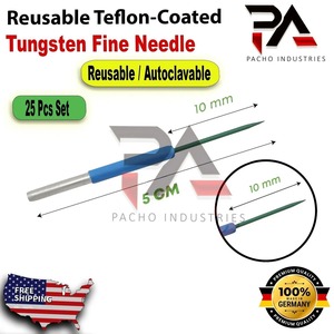 25 pièces/boîte d'électrodes fines en tungstène recouvertes de téflon Ellman, 25 pièces/boîte, électrodes chirurgicales RF antiadhésives de 5 cm - Product Image 3