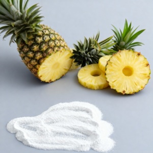 Extracto de Piña en Polvo, Bromelina de Grado Alimenticio, Suplemento Natural de Extracto de Fruta para Uso Oral - Product Image 1