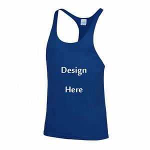 Logo personnalisé Débardeur côtelé pour hommes respirant en coton tricoté à manches courtes Style décontracté grande taille XL vente en gros directe d'usine - Product Image 5