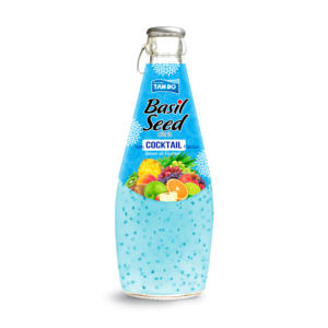 Bebida de Semillas de Albahaca de Alta Calidad en Botella de Vidrio de 290 ml, Bebida con Sabor Natural, Proveedor de Marca Privada OEM de Vietnam - Product Image 6