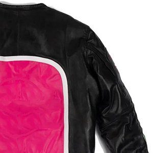 Custom Sorority Women's Leather Jacket Motorsport Motorcycle Riding <b>Coat</b> Front Zip Up Racing Biker Jacket Outerwear Label - Product Image 4