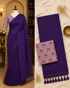 Presentando el Nuevo Tejido de Algodón Khadi para Sarees y Blusas, 0.80 metros, Magic - Product Image 5