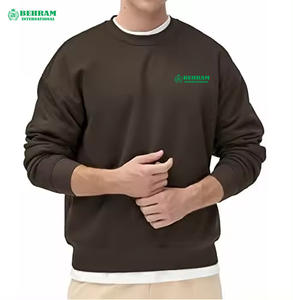 Sudadera con Capucha para Hombre, Cuello Redondo, Rayas Bordadas, Corte Regular, Tejido de Punto, Manga Larga, 100% Algodón Orgánico Transpirable, Superventas - Product Image 5
