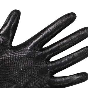 Gants en polyester/nylon + NBR nitrile enduit, tricotés élastiques, avec poignet lisse, micro-sandwich, anti-coupure/anti-chimiques/anti-froid - Product Image 5