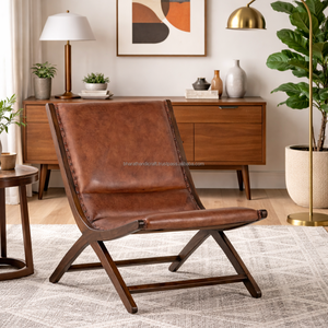 Elegante Sillón Lounge con Asiento Acolchado Confortable, Estructura de Madera Resistente, Diseño Moderno y Elegante, Perfecto para Sala de Estar - Product Image 1