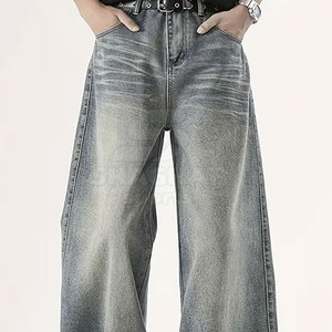 Pantalon homme style nouveau pour usage extérieur, lavé, de qualité supérieure, couleur unie, coupe ample, à prix avantageux - Product Image 6