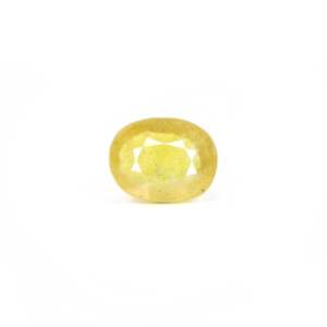 Zafiro Amarillo de Corte Ovalado de 11.85 Quilates, Gema Suelta para Joyería Fina - Product Image 1