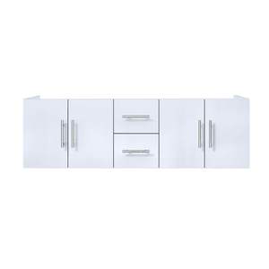 Bianco lucido 60 In. W X 22 In. D doppio bagno vanità bagno vanità - Product Image 1