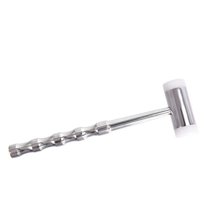Marteau chirurgical manuel double face pour interventions orthopédiques et dentaires, tête en nylon remplaçable, matériau en acier inoxydable, certifié CE - Product Image 3