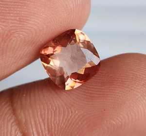 Natural Oregon Sunstone <b>Cushion</b> shape Multi <b>Colour</b> Gorgeous Sunstone Faceted cut All Shapes&Sizes Available At wholesale price - Product Image 2