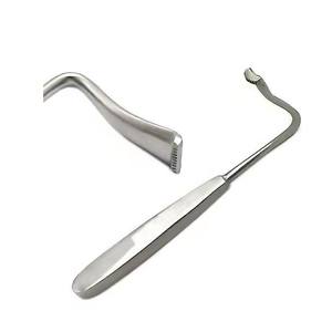Retracteur dentaire manuel en acier inoxydable Metal Med Bowdler Henry Rake 17 cm pour interventions chirurgicales dentaires, notamment pour les dents de sagesse inférieures, usage hospitalier - Product Image 5