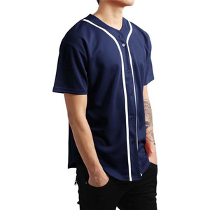 Maillot de baseball et de softball pour jeunes, personnalisé avec broderie, double tricot, sublimation, maille, boutons, maillot de baseball et de softball pour hommes - Product Image 3