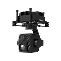 Caméra à cardan EO IR 48MP à 3 axes et 4 capteurs avec téléobjectif grand angle, imagerie thermique et télémètre laser pour drone UAV