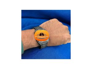 นาฬิกาข้อมือผู้ชาย NM JEWELLRY WATCHES รุ่นหรูหรา ทรงสี่เหลี่ยม ควอตซ์ สายสแตนเลส ประดับเพชรและคริสตัล หน้าปัดอนาล็อก ตัวล็อคแบบ Deployment Clasp ขนาด 20 มม. สไตล์สปอร์ต - Product Image 4