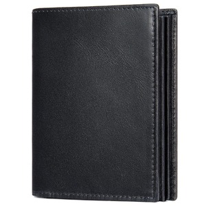 Vintage Full Grain Genuine Leather Tri Fold <b>Wallet</b> <b>Men</b> Custom Logo Leather <b>Card</b> Holder Slim <b>Mens</b> Billfold LTW-0137 - Product Image 1