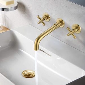 Rubinetto da Bagno a Parete Stile Antico, Elegante Rubinetto per Lavabo per Bagni Moderni - Product Image 1