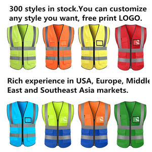 Chaleco de Seguridad Reflectante de Alta Visibilidad, Chaleco de Trabajo Resistente de Poliéster de Alta Visibilidad con Múltiples Bolsillos, Chaleco de Protección Personal - Product Image 4